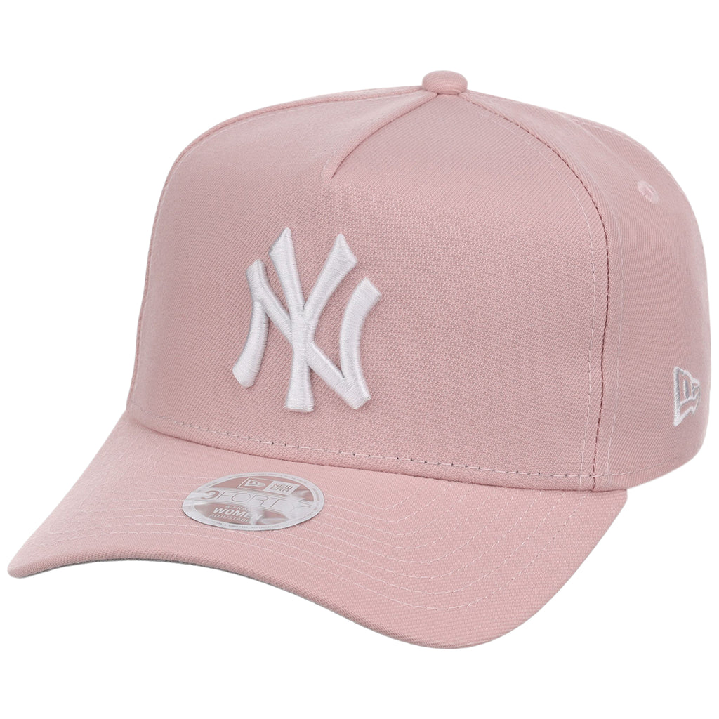 New York Yankees Women's New Era 9FORTY Pink A-Frame