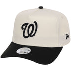 Washington Nationals Women's New Era 9FORTY Chrome x Black A-Frame