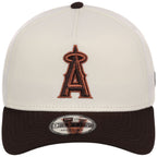 Anaheim Angels MLB Chrome x Burnt Wood FASHION CORE New Era 9FORTY A-Frame