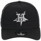 Houston Astros MLB Flipmode 2.0 Liquid Titanium New Era 9FORTY A-Frame (Black/Black/Gray)