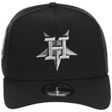 Houston Astros MLB Flipmode 2.0 Liquid Titanium New Era 9FORTY A-Frame (Black/Black/Gray)