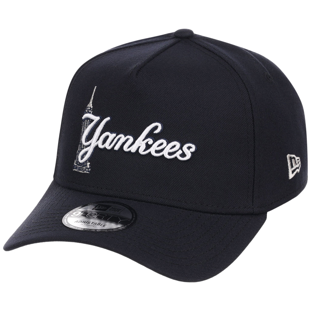 New York Yankees Empire Script New Era 9FORTY A-Frame