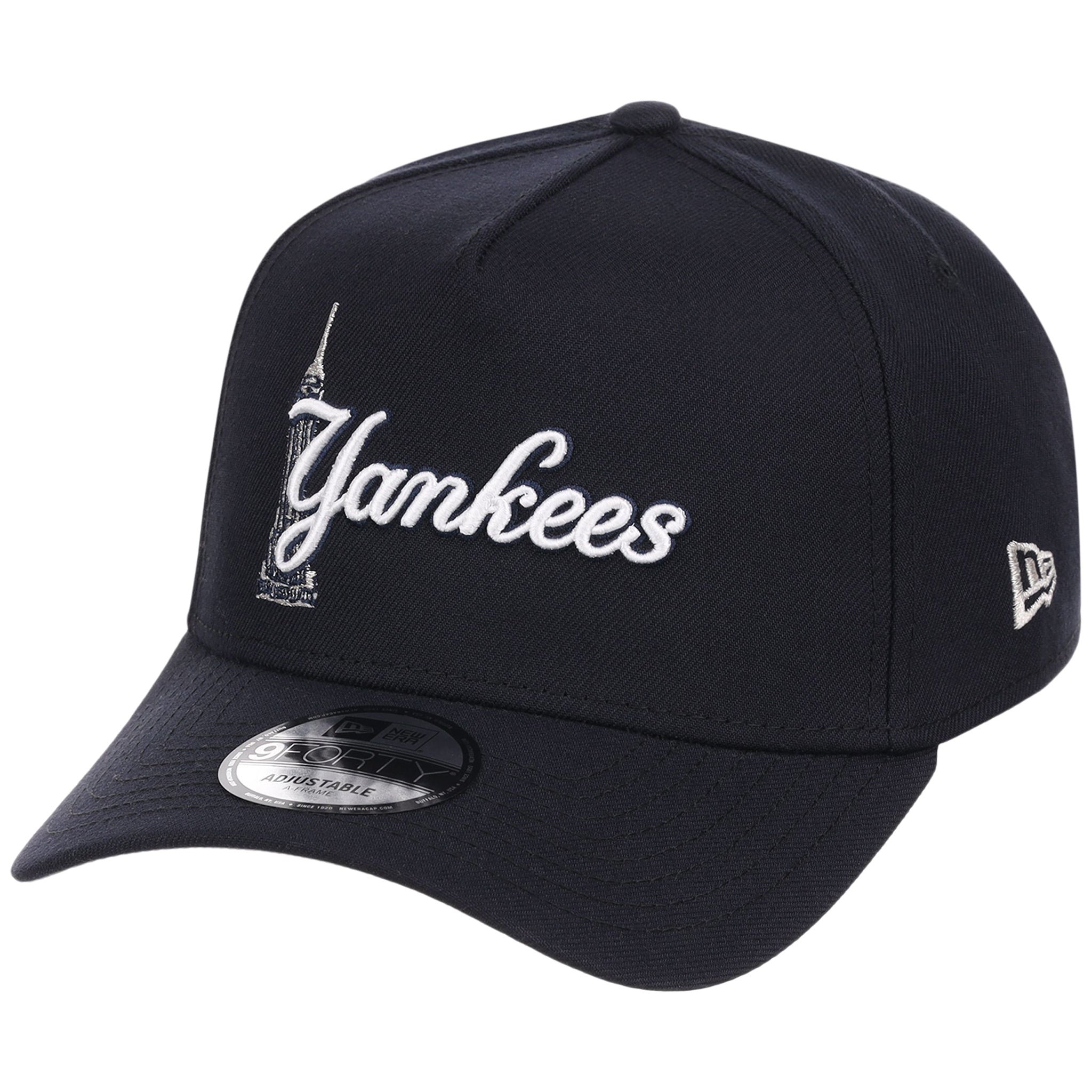 New York Yankees Empire Script New Era 9FORTY A-Frame