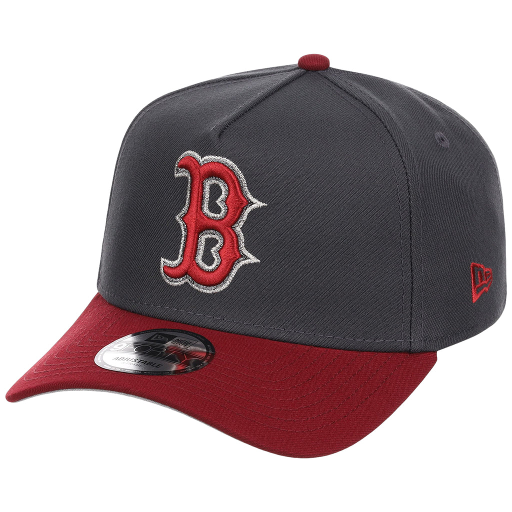 Boston Red Sox MLB Graphite x Cardinal FASHION CORE New Era 9FORTY A-Frame