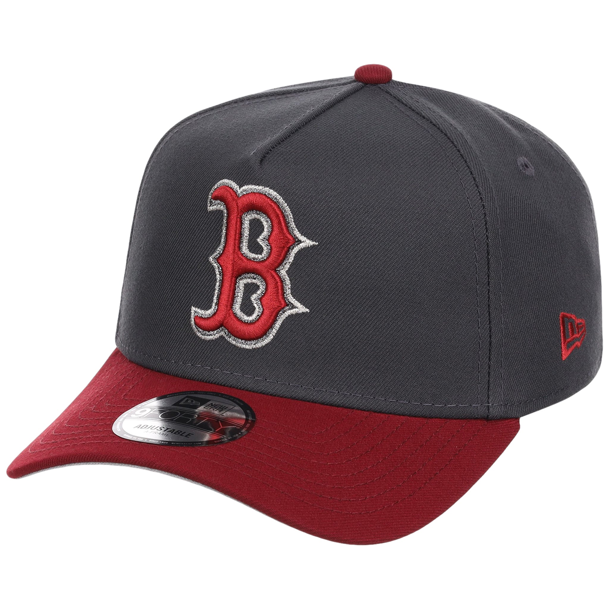 Boston Red Sox MLB Graphite x Cardinal FASHION CORE New Era 9FORTY A-Frame