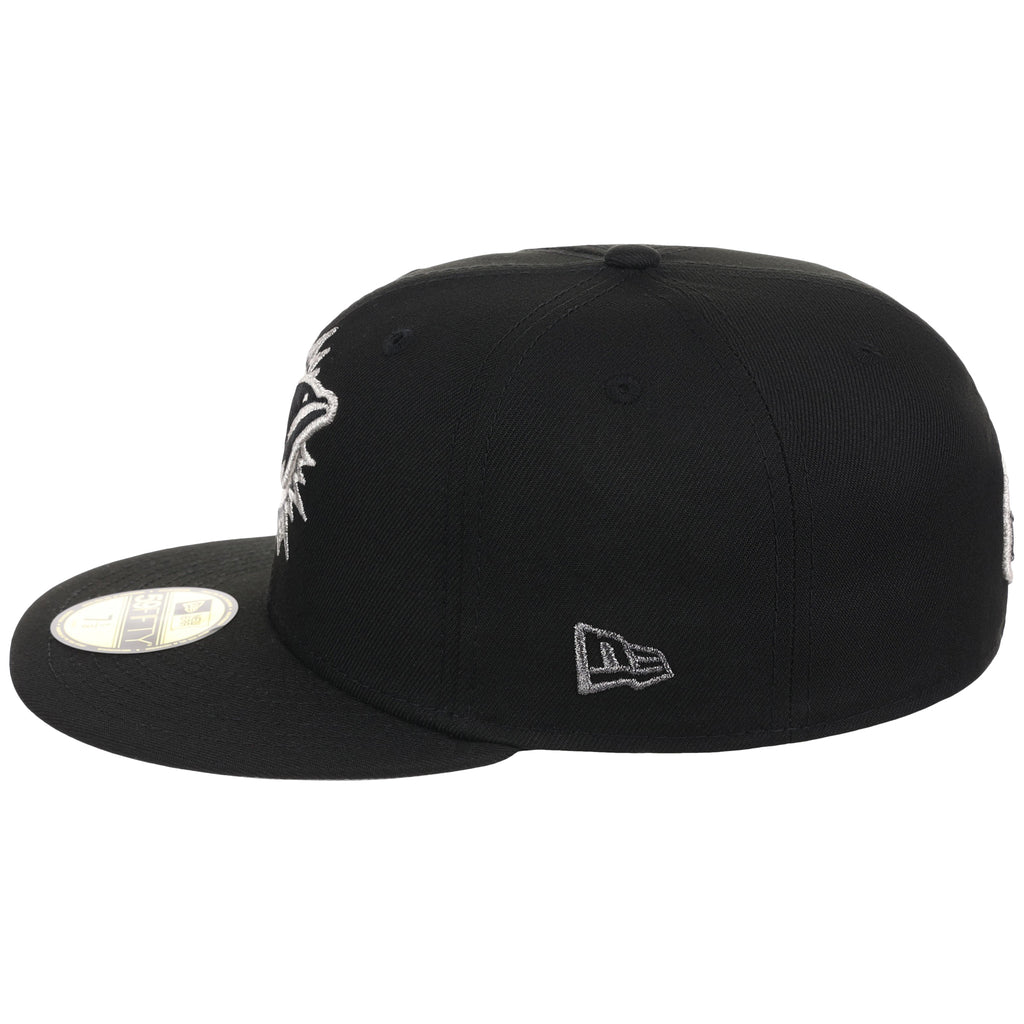Miami Dolphins NFL Liquid Titanium New Era 59FIFTY