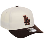 Los Angeles Dodgers MLB Chrome x Burnt Wood FASHION CORE New Era 9FORTY A-Frame