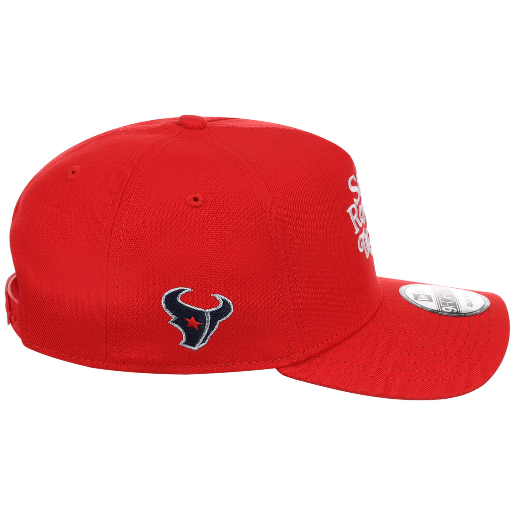 Houston Texans 'Still Reppin' (Red/Red) Houston Crown the City New Era 9FORTY A-Frame