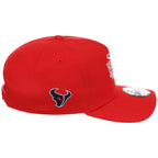 Houston Texans 'Still Reppin' (Red/Red) Houston Crown the City New Era 9FORTY A-Frame