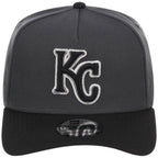 Kansas City Royals MLB Graphite x Black FASHION CORE New Era 9FORTY A-Frame