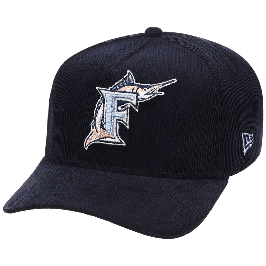 Florida Marlins MLB Peach Ice Navy Cord New Era 9FORTY A-Frame – 4