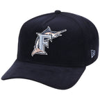 Florida Marlins MLB Peach Ice Navy Cord New Era 9FORTY A-Frame – 4