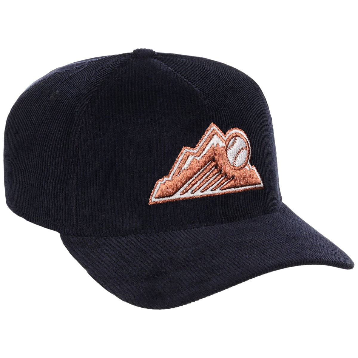 Colorado Rockies MLB Navy Cord FASHION CORE New Era 9FORTY A-Frame