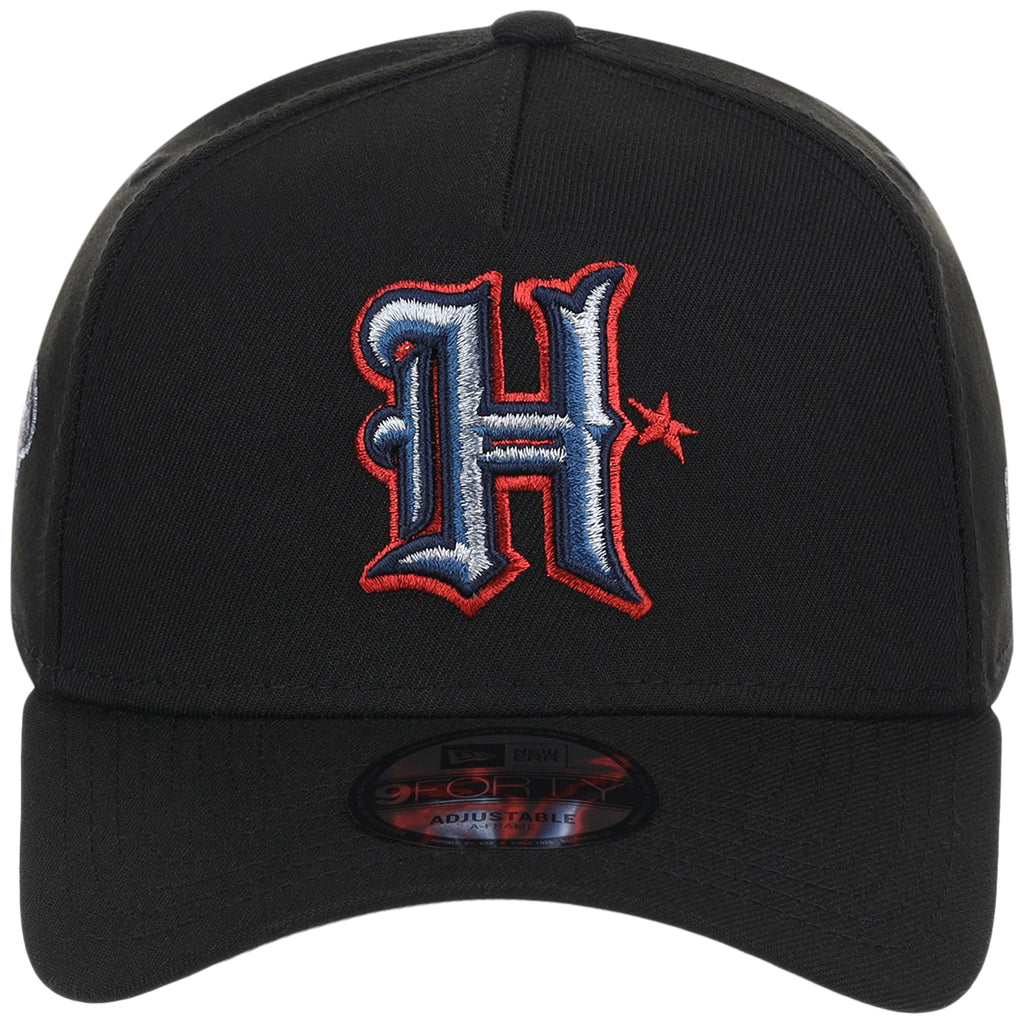 Houston Texans 'H' (Black/Black) Houston Crown the City New Era 9FORTY A-Frame