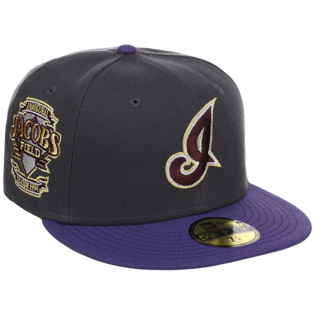 Cleveland Indians MLB Midnight Orchid New Era 59FIFTY