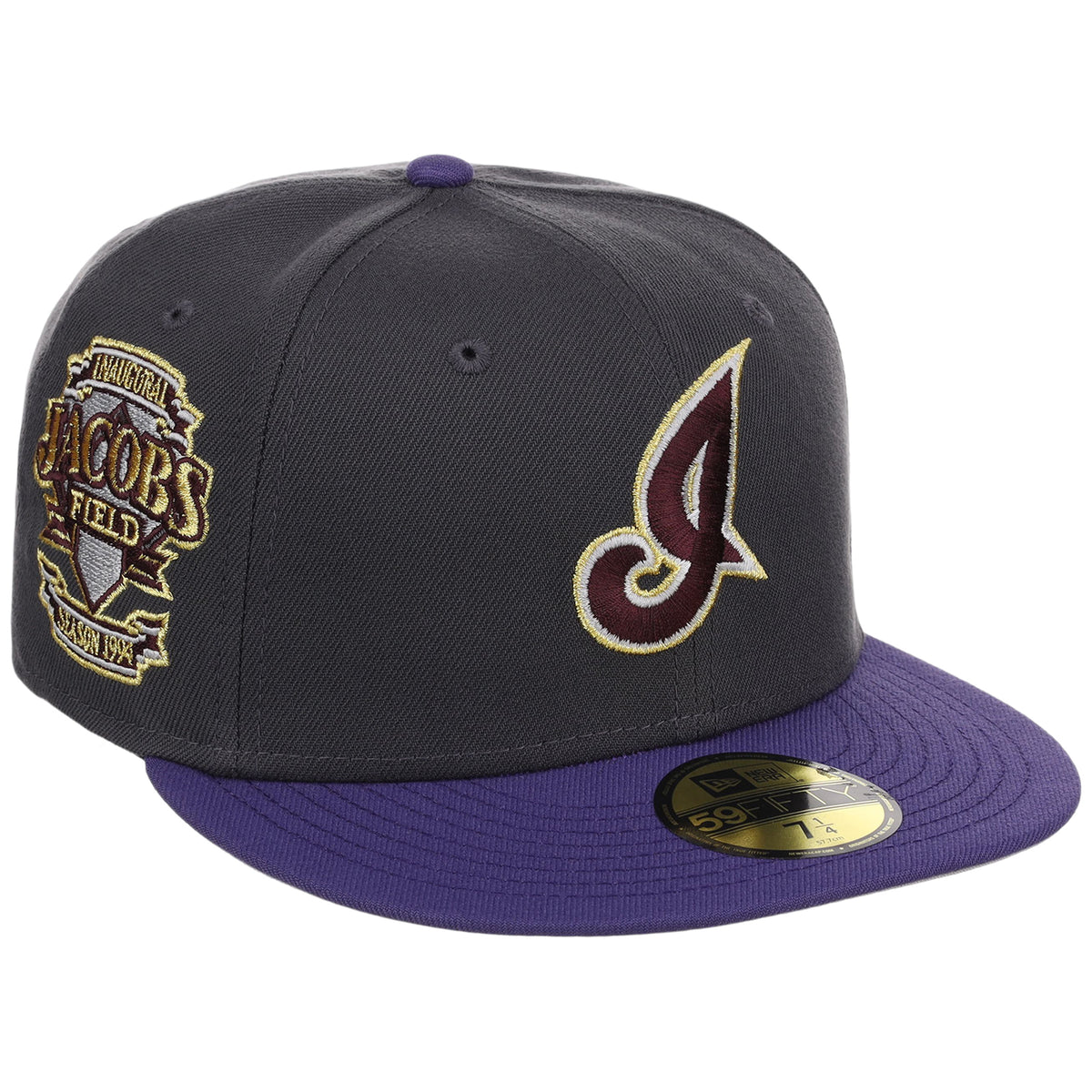 Cleveland Indians MLB Midnight Orchid New Era 59FIFTY