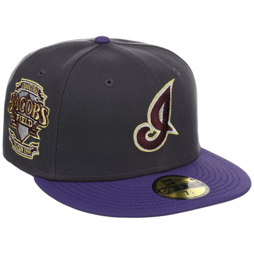 Cleveland Indians MLB Midnight Orchid New Era 59FIFTY