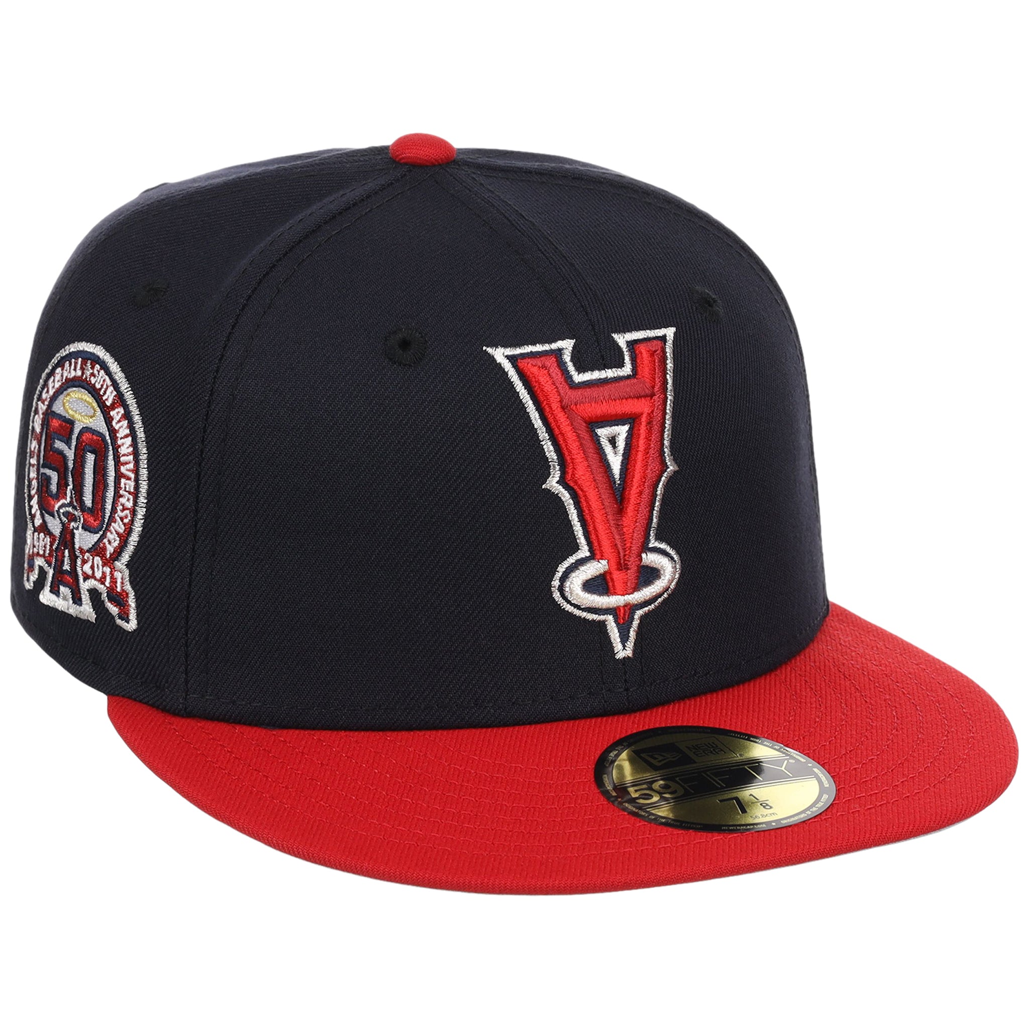 Anaheim Angels MLB Flipmode 2.0 New Era 59FIFTY (Navy/Red/Gray)