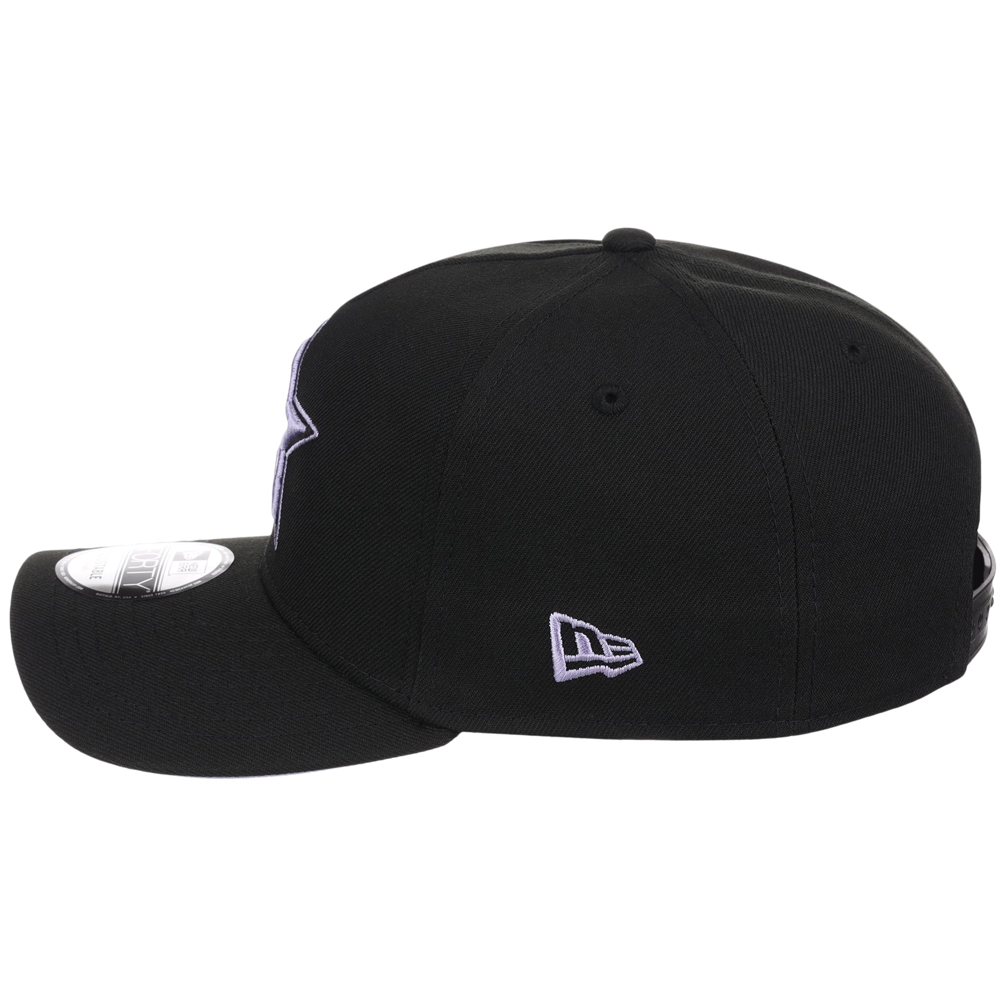 Houston Astros MLB Black x Lavender FASHION CORE New Era 9FORTY A-Frame