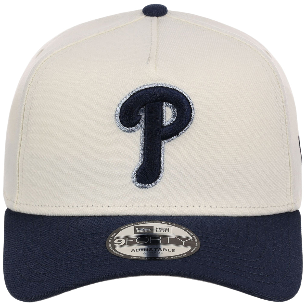 Philadelphia Phillies MLB Chrome x Navy FASHION CORE New Era 9FORTY A-Frame