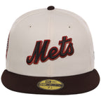 New York Mets MLB Burnished Clay New Era 59FIFTY