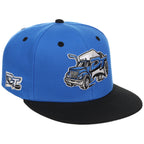 Danbury Trashers Logo Fitted (Blue/Black) - The Danbury Trashers Collection