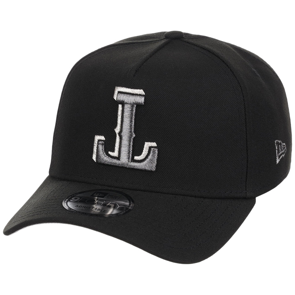 Texas Rangers MLB Flipmode 2.0 Liquid Titanium New Era 9FORTY A-Frame (Black/Black/Gray)