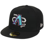 Arizona Diamondbacks Phoenix Crown the City New Era 59FIFTY (Black/Black)