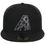 Arizona Diamondbacks Phoenix Crown the City New Era 59FIFTY (Black/Black)