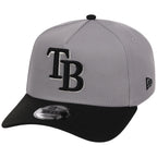 Tampa Bay Rays MLB Gray x Black FASHION CORE New Era 9FORTY A-Frame