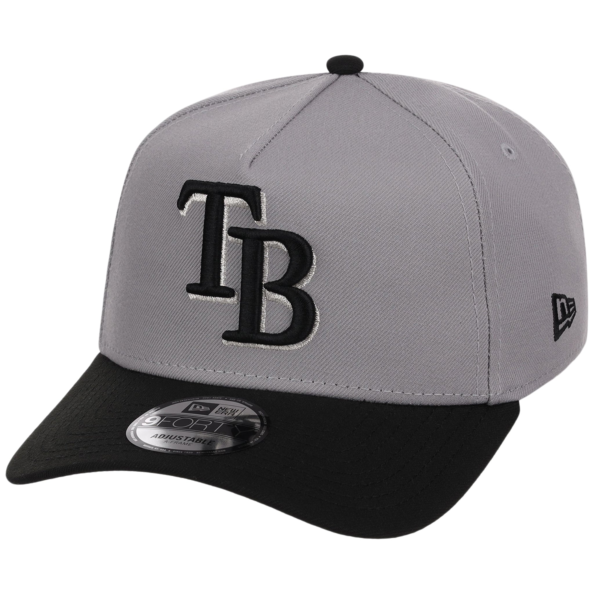 Tampa Bay Rays MLB Gray x Black FASHION CORE New Era 9FORTY A-Frame