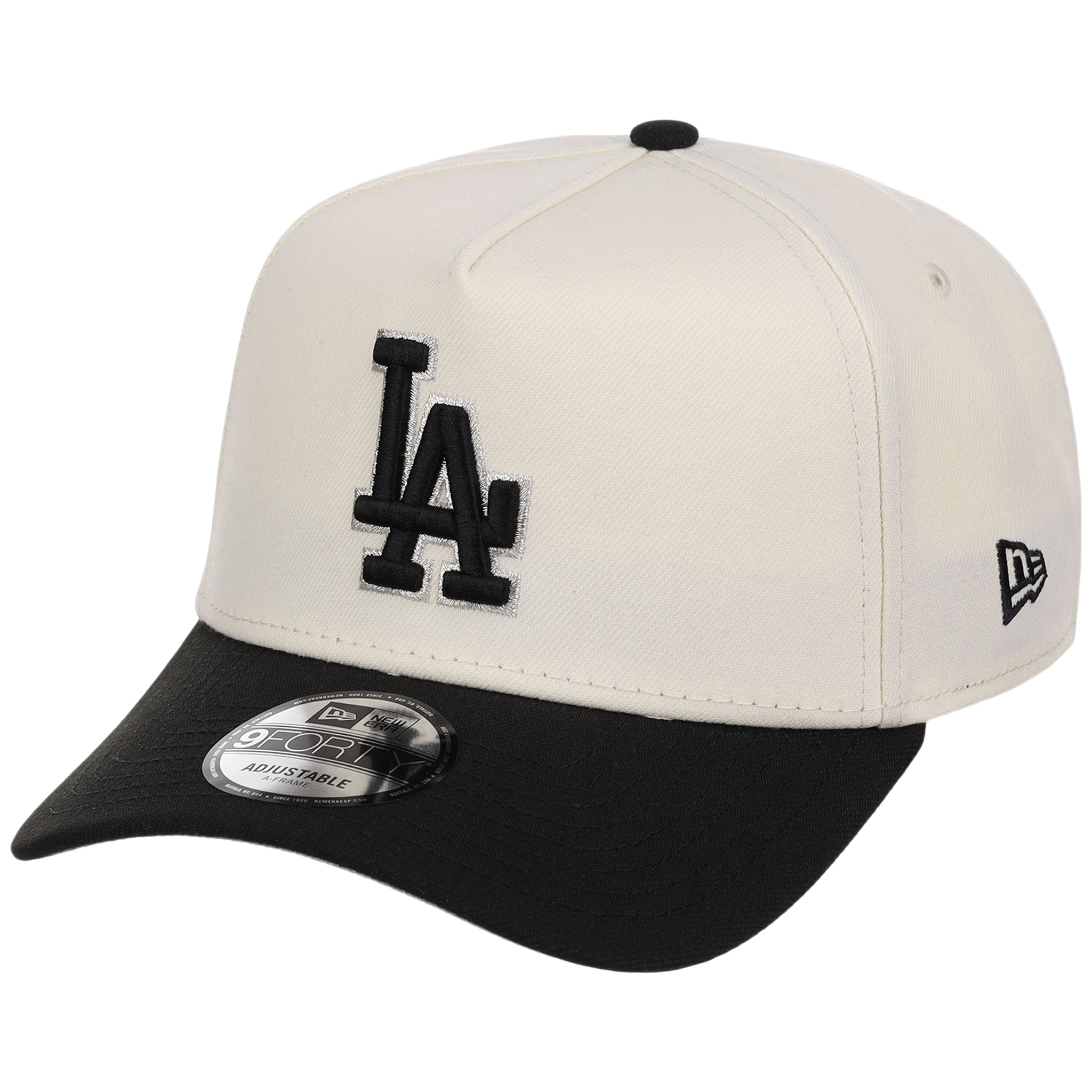 Los Angeles Dodgers MLB Chrome x Black FASHION CORE New Era 9FORTY A-Frame