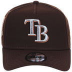 Tampa Bay Rays MLB Frosted Bark New Era 9FORTY A-Frame