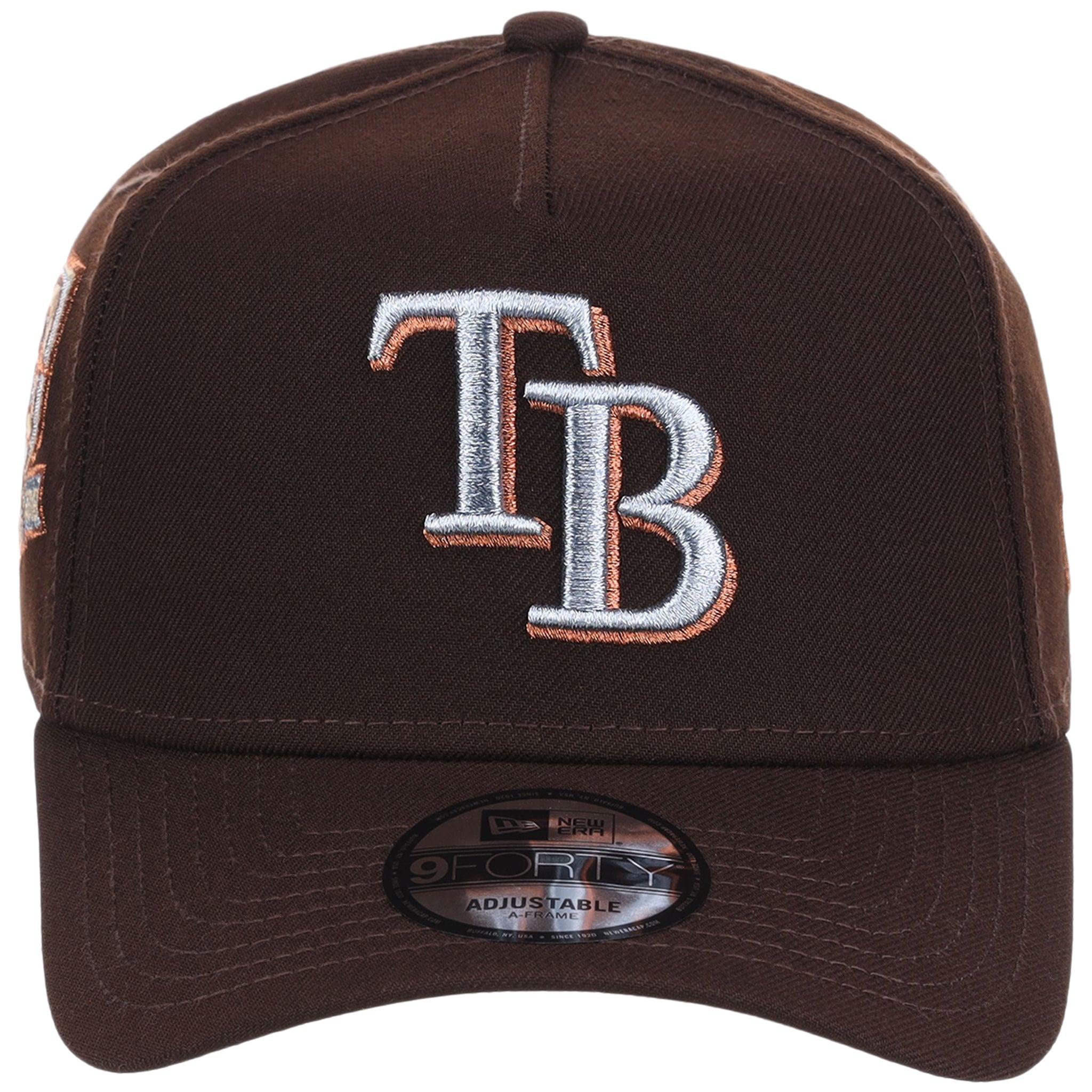 Tampa Bay Rays MLB Frosted Bark New Era 9FORTY A-Frame
