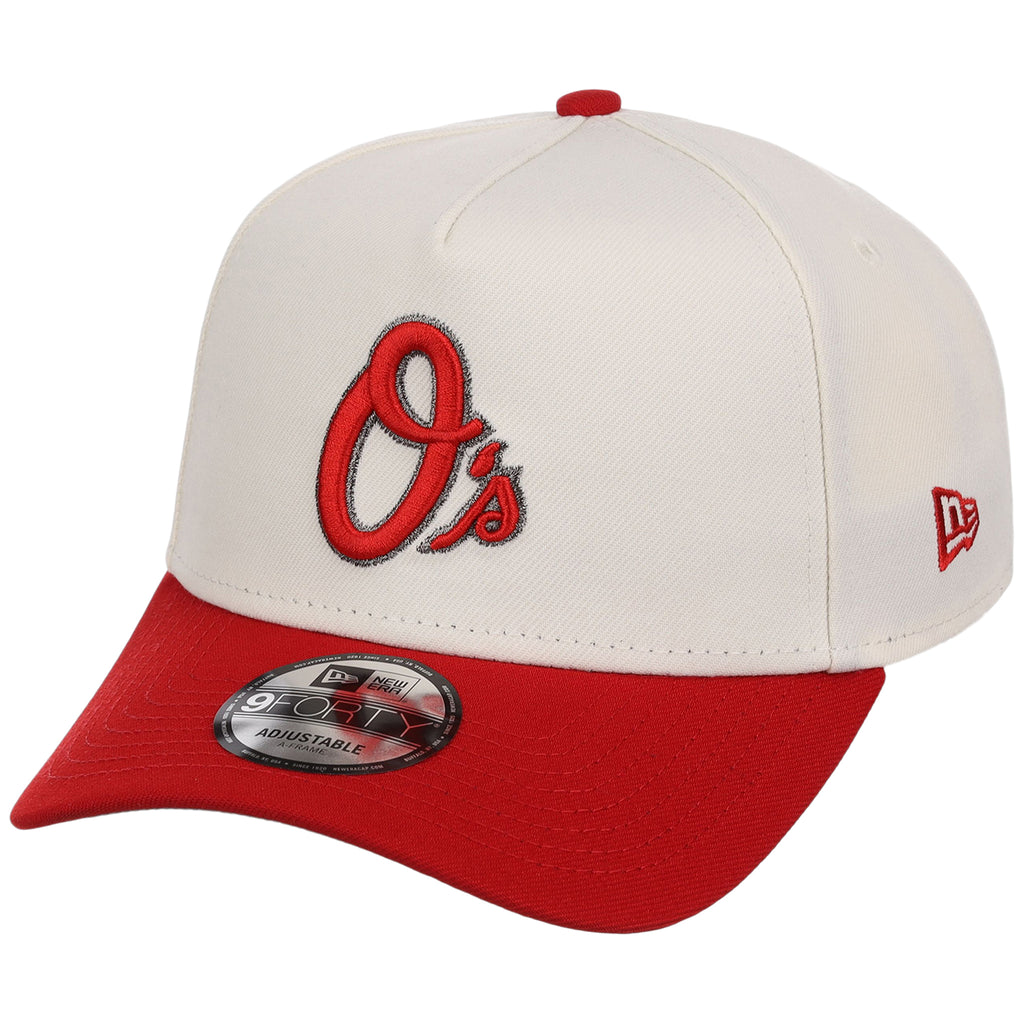 Baltimore Orioles MLB Chrome x Red FASHION CORE New Era 9FORTY A-Frame