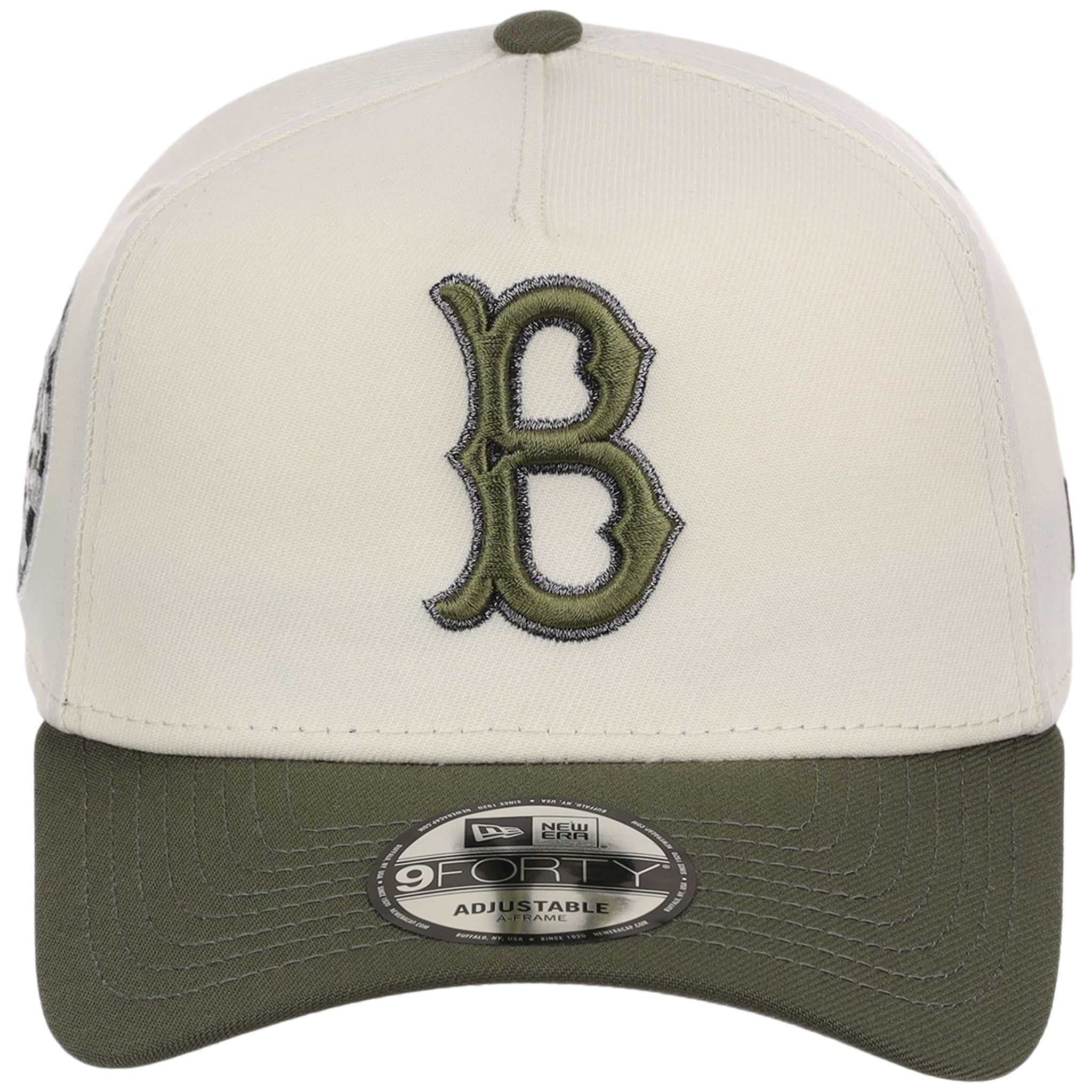 Brooklyn Dodgers MLB Chrome Olive New Era 9FORTY