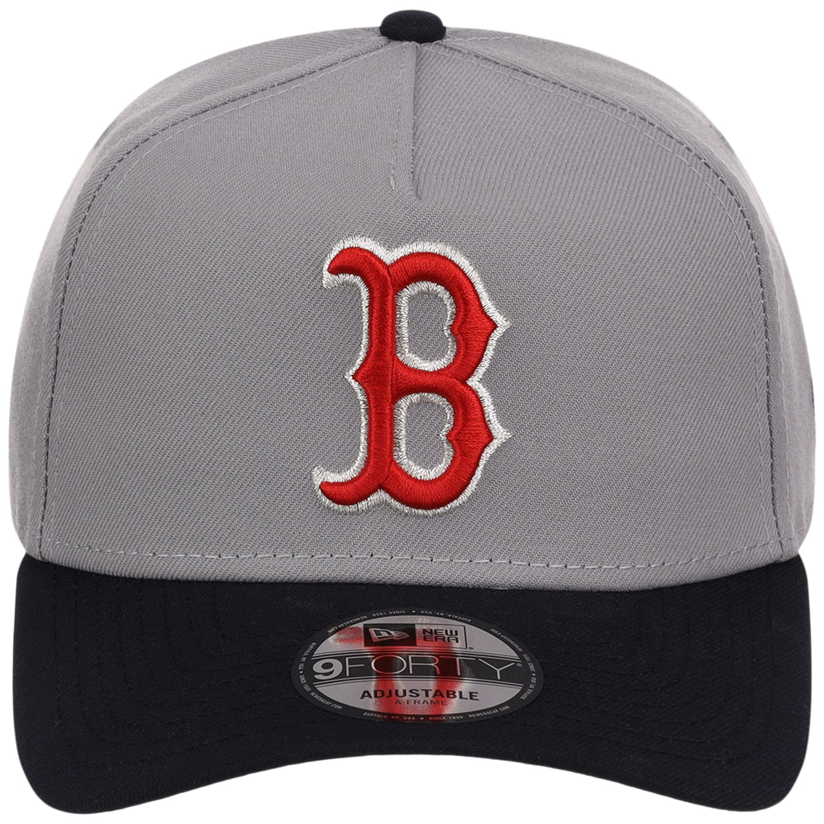 Boston Red Sox MLB Gray OTC FASHION CORE New Era 9FORTY A-Frame