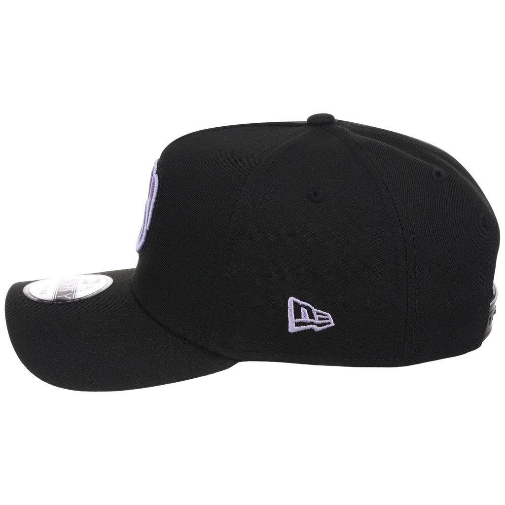 Milwaukee Brewers MLB Black x Lavender FASHION CORE New Era 9FORTY A-Frame