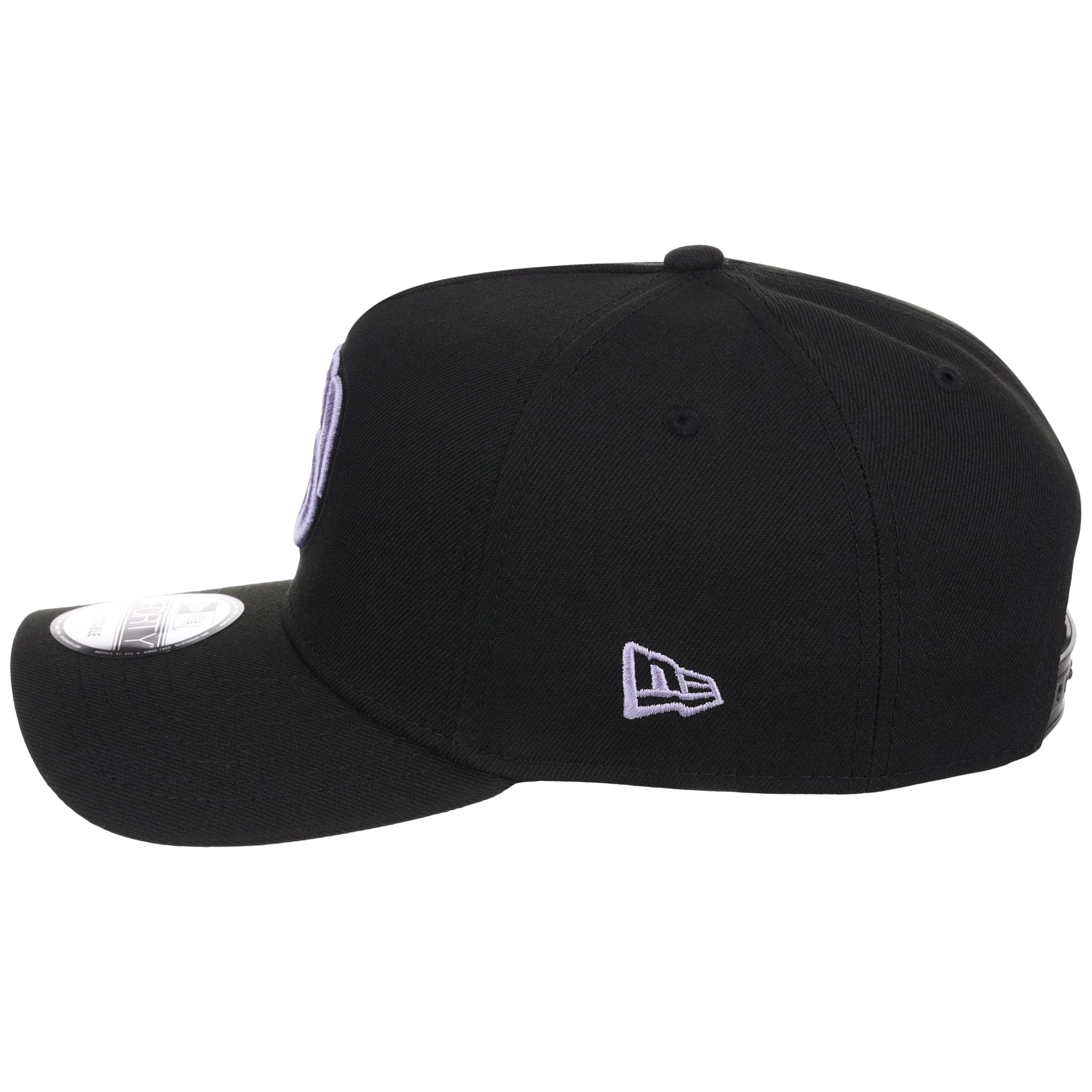 Milwaukee Brewers MLB Black x Lavender FASHION CORE New Era 9FORTY A-Frame