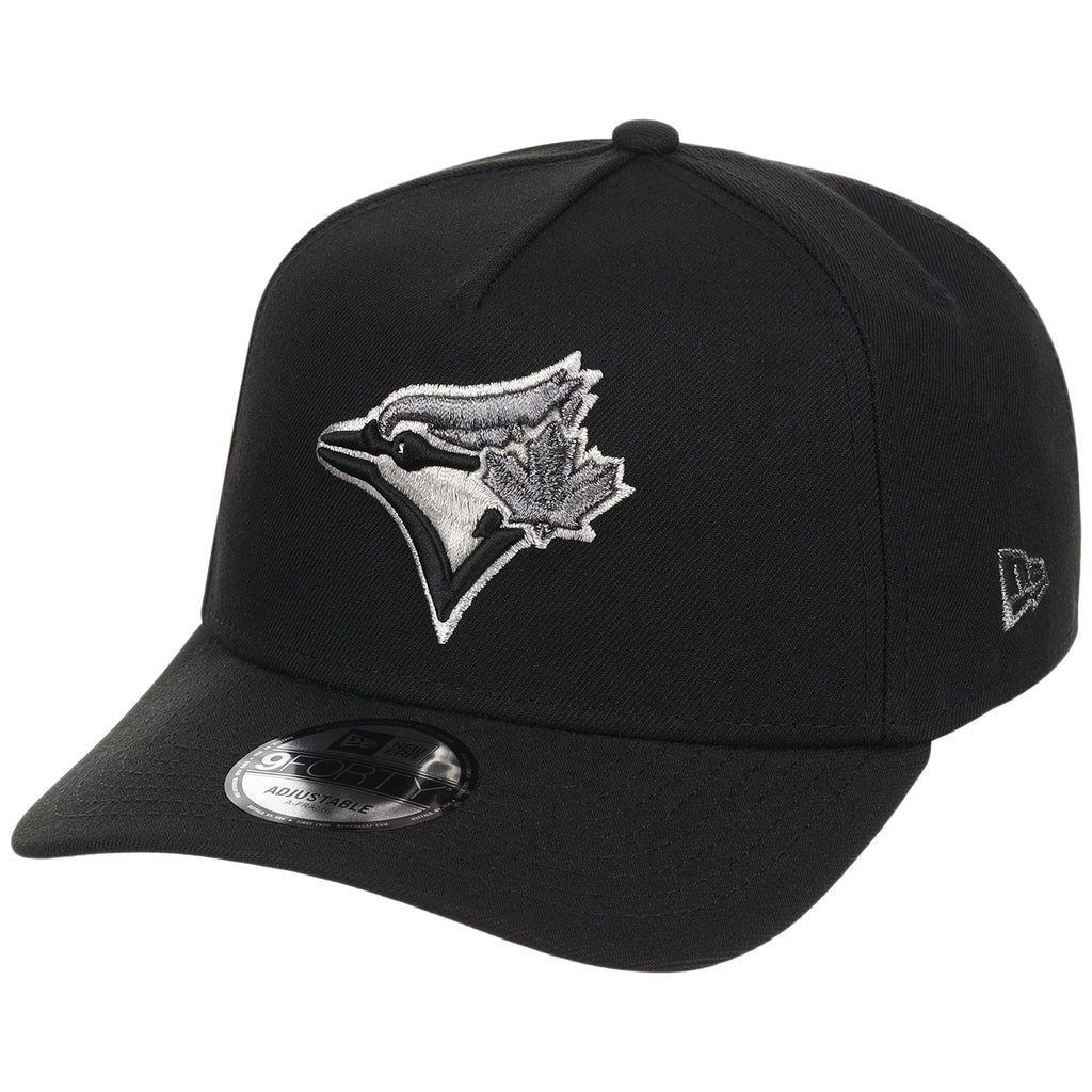 Toronto Blue Jays MLB Liquid Titanium New Era 9FORTY A-Frame