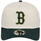 Boston Red Sox MLB Chrome x Dark Green FASHION CORE New Era 9FORTY A-Frame