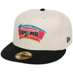 San Antonio Spurs NBA Chrome OTC New Era 59FIFTY (Chrome/Black)