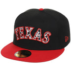 Texas Rangers Lone Star Livestock New Era 59FIFTY (Black/Red)