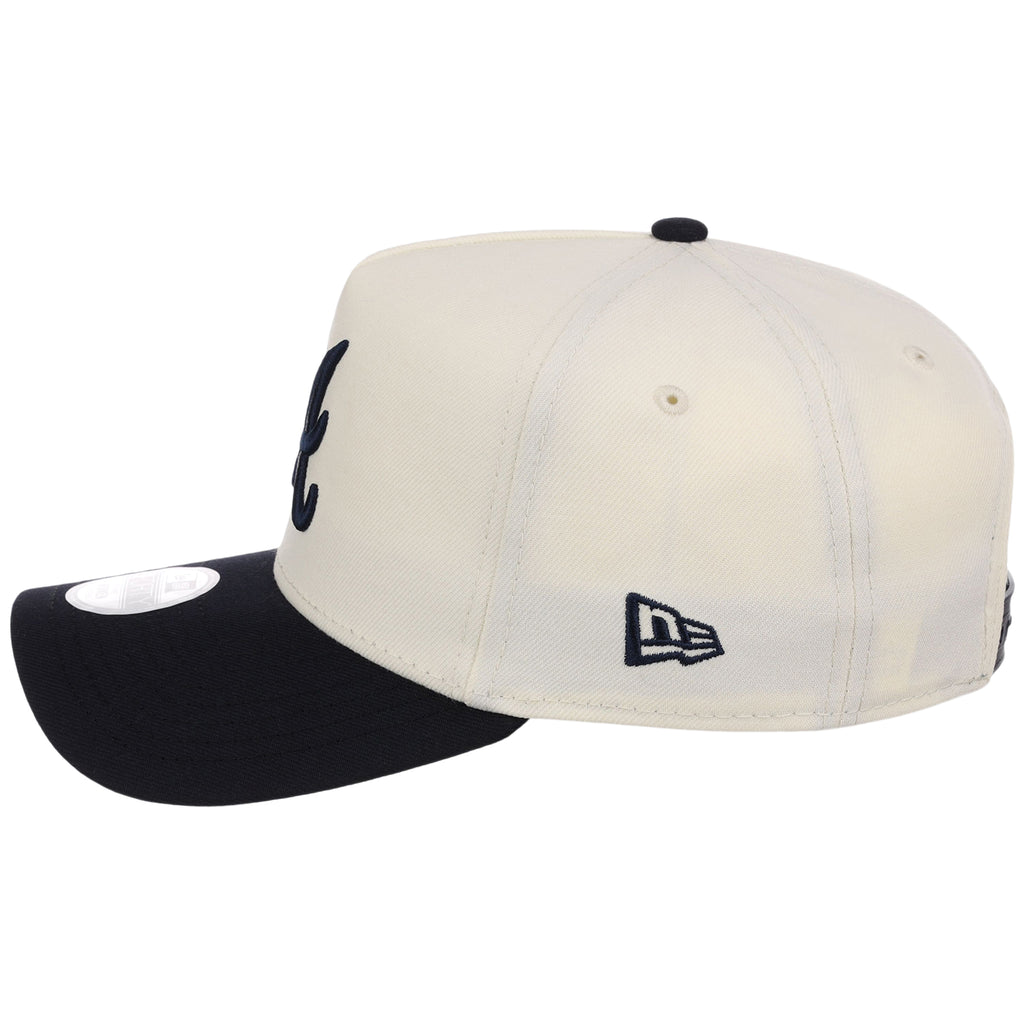 Atlanta Braves Women's New Era 9FORTY Chrome OTC A-Frame