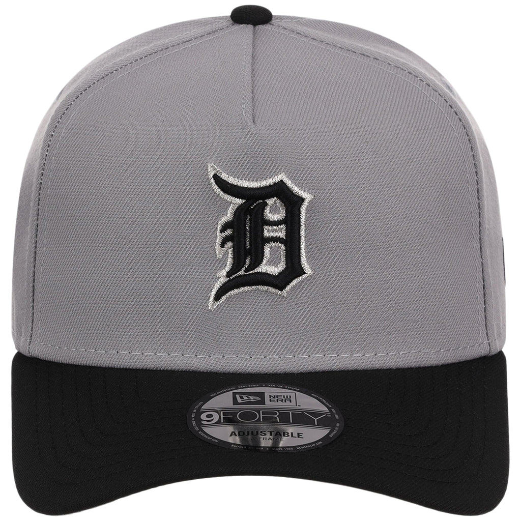 Detroit Tigers MLB Gray x Black FASHION CORE New Era 9FORTY A-Frame