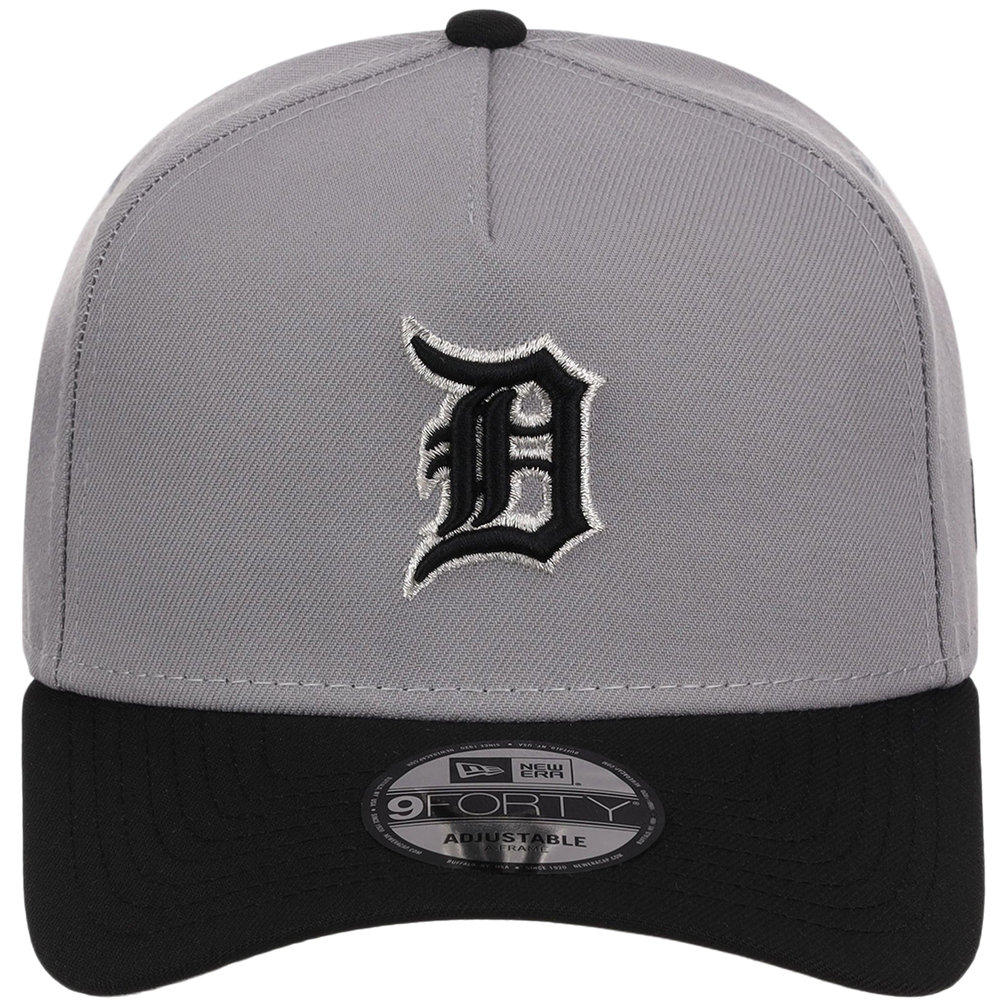 Detroit Tigers MLB Gray x Black FASHION CORE New Era 9FORTY A-Frame