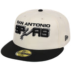 San Antonio Spurs NBA Chrome OTC New Era 59FIFTY (Chrome/Black)