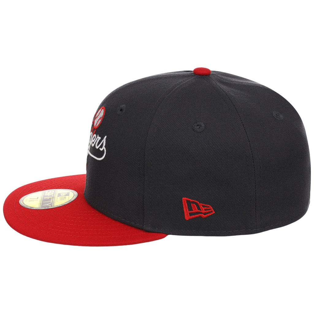 Los Angeles Dodgers Script (Graphite/Red) Lids HD LA Pack