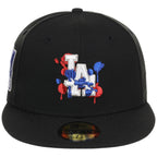 Los Angeles Dodgers Spray Paint (Black/Black) Lids HD LA Pack