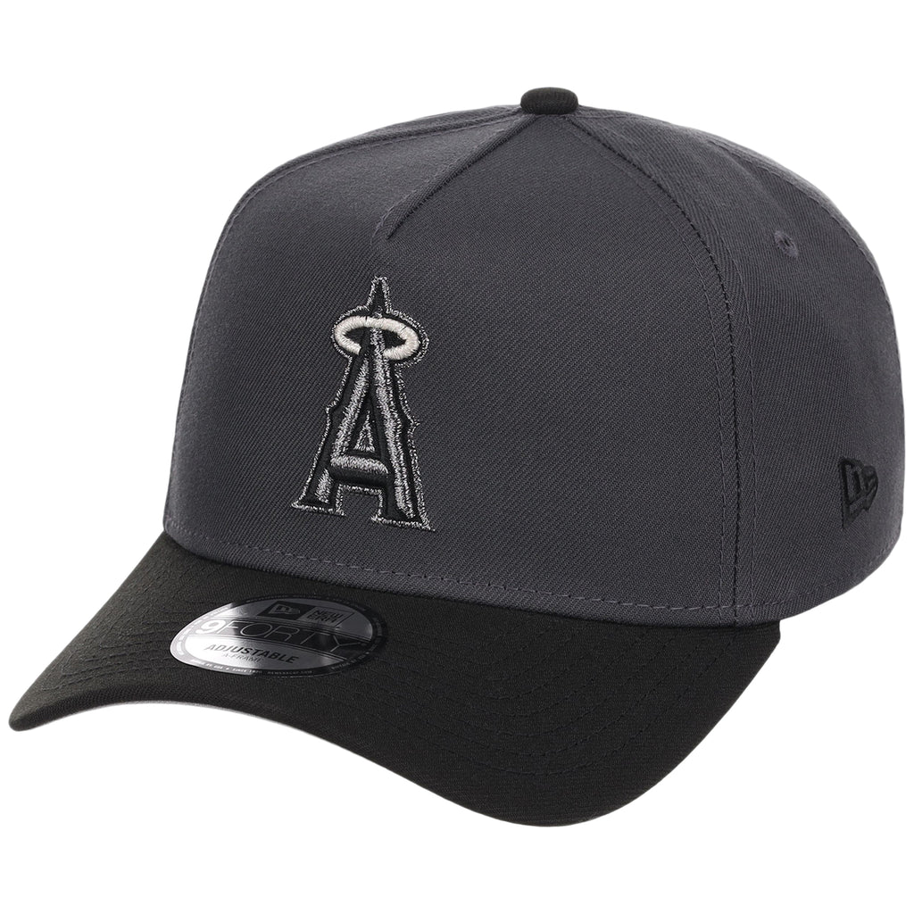 Anaheim Angels MLB Graphite x Black FASHION CORE New Era 9FORTY A-Frame